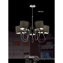 Black Fabric Shade Modern Luxury Pendant Light (P6410-5)